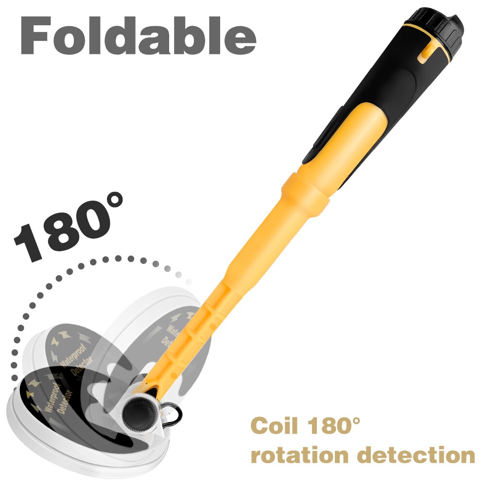 Newest IP810 Professional Waterproof Metal Detector High Sensitivity Gold And Silver Search Handheld Pinpointer Positioning Rod