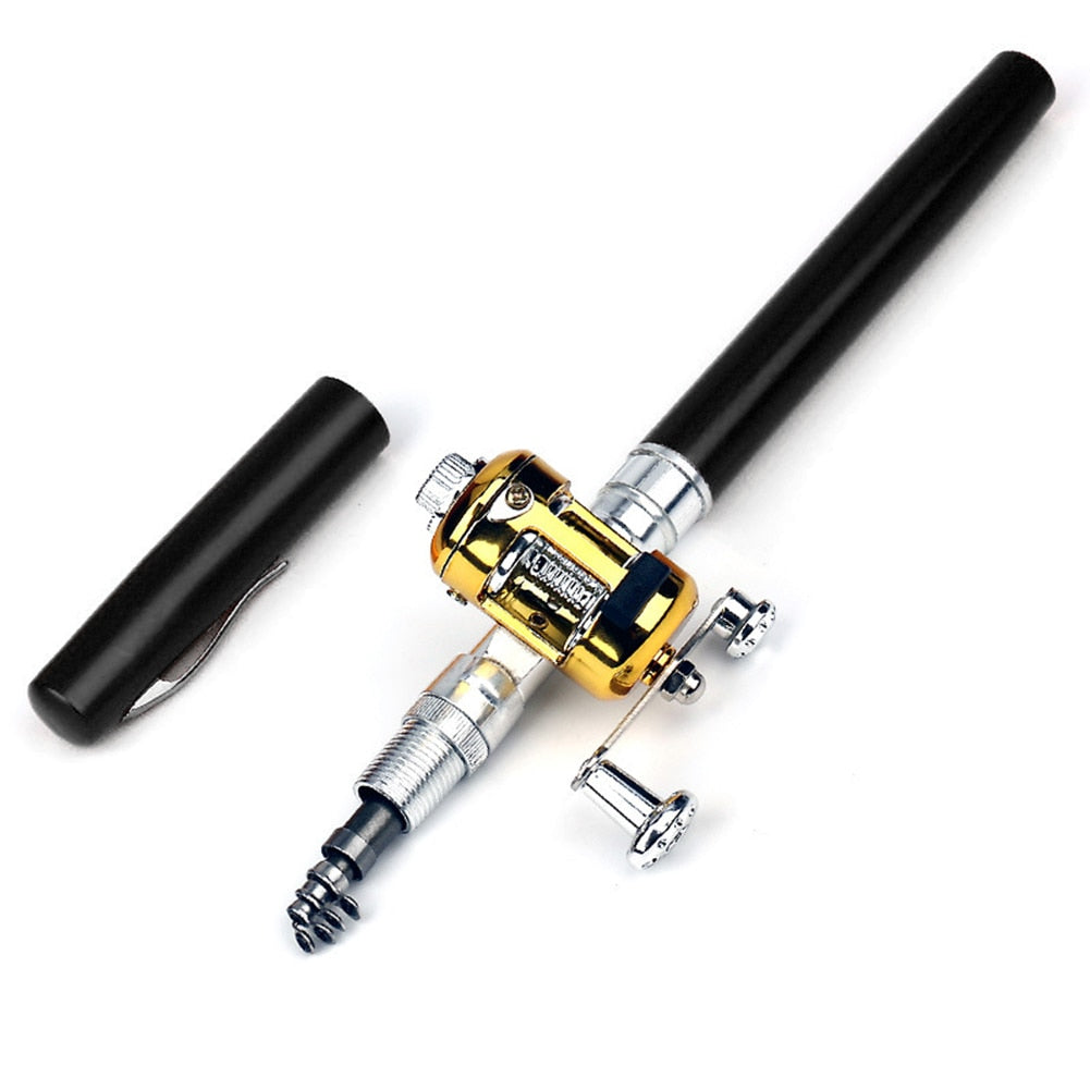 Portable Pocket Telescopic Mini Fishing Rod Pole - OutdoorAdventuresandMore