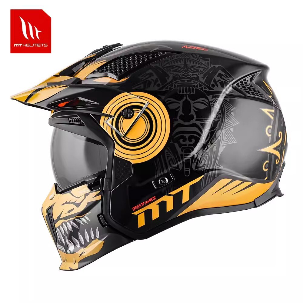 MT Full Face Streetfighter SV Helmet Motorcycle Helmets Modular High Quality DOT ECE Approved Personality Off Road Changeable