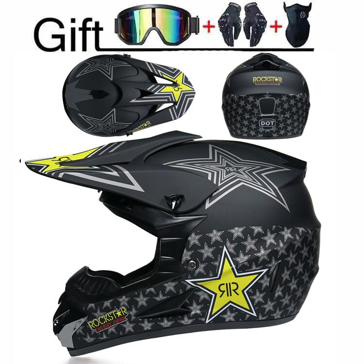 Send Free 3 Gifts Off-road Motorcycle Helmet DOT Motocross bike downhill AM DH cross Full Face Moto Helmets