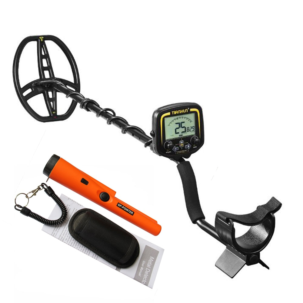 Professional Gold Metal Detector TX-850 High Sensitivity Treasure Hunter Pinpointer Waterproof Coil Super Stable Modes