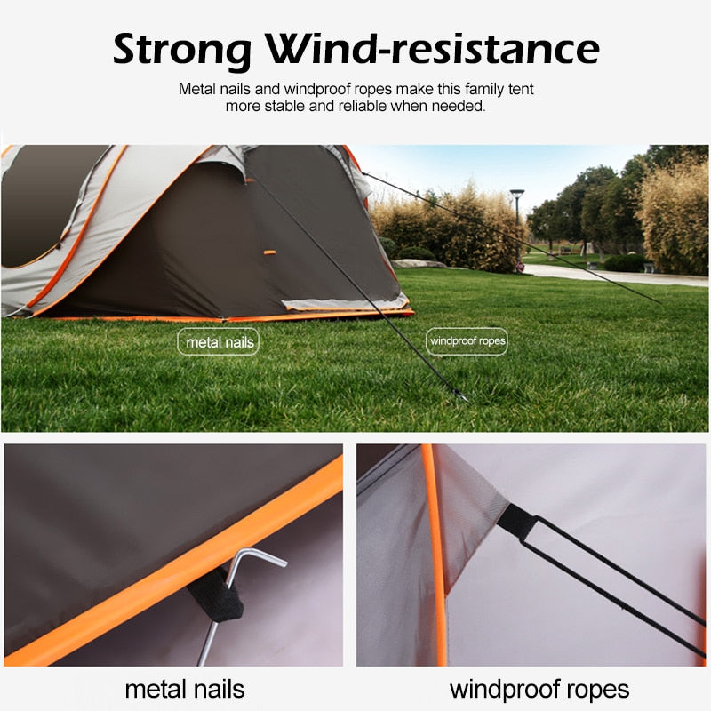 Automatic Open Up Tent - OutdoorAdventuresandMore