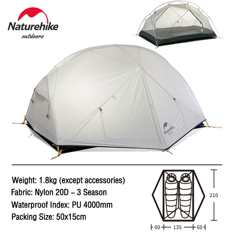 2 Person Ultralight Tent - OutdoorAdventuresandMore