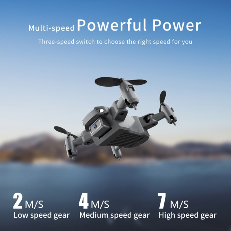 Mini Drone 4K Profesional Camera Wifi FPV Foldable Drone One-Key Return Kid Toys - OutdoorAdventuresandMore