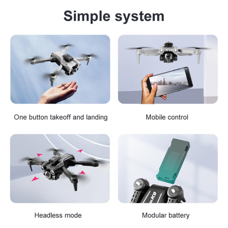 Lenovo K9 Drone 4k HD Camera Wide Angle Optical Flow Localization Obstacle Avoidance Drones 5000m - OutdoorAdventuresandMore