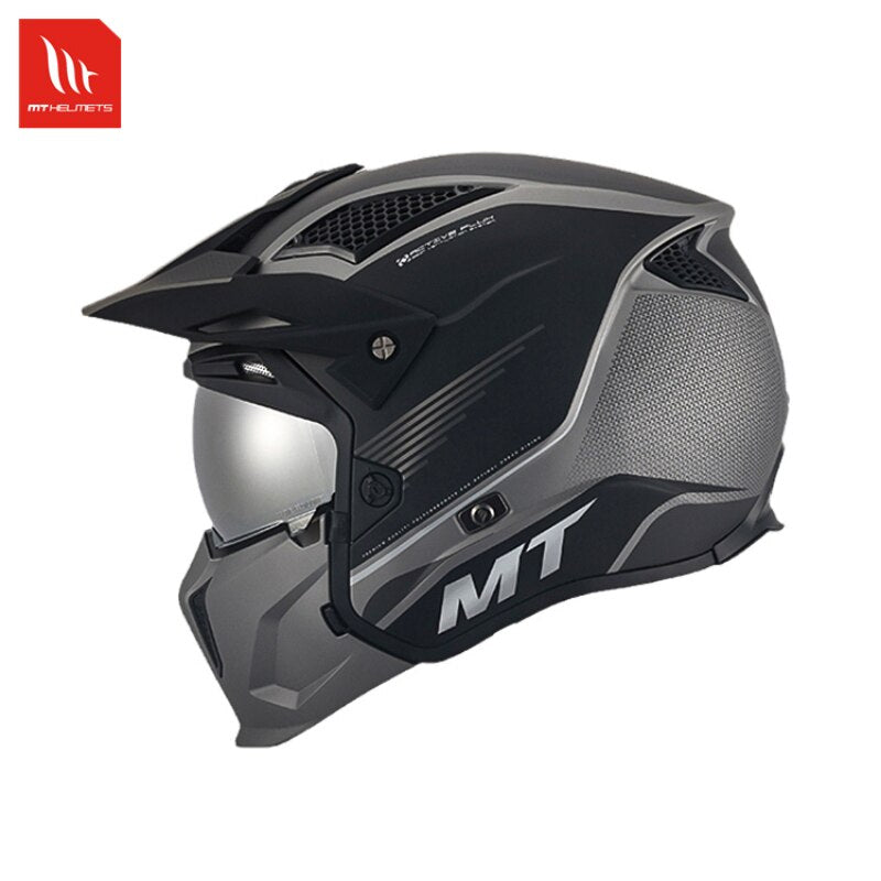 MT Full Face Streetfighter SV Helmet Motorcycle Helmets Modular High Quality DOT ECE Approved Personality Off Road Changeable