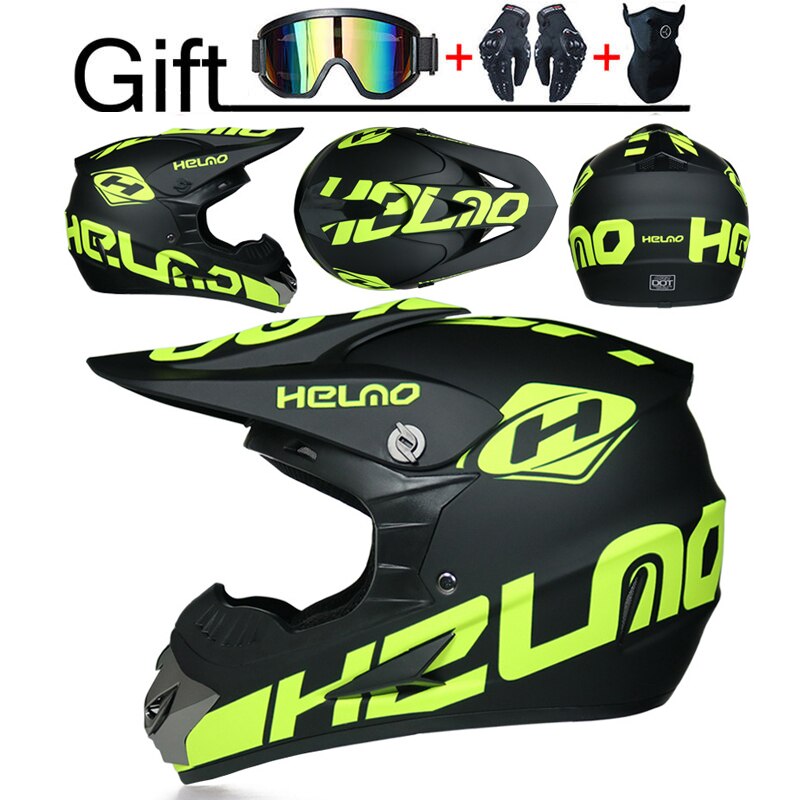 Send Free 3 Gifts Off-road Motorcycle Helmet DOT Motocross bike downhill AM DH cross Full Face Moto Helmets