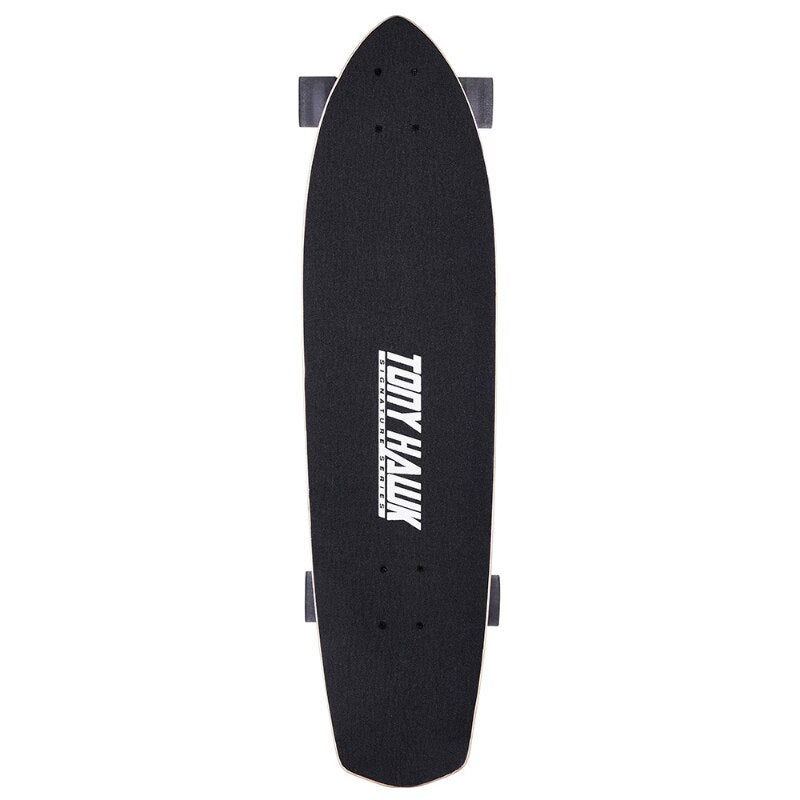 Tony Hawk 34&quot; Longboard Complete Skateboard Blue Wave,6&quot;  Aluminum Trucks,60mm X 45mm PU Stone Ground Cast Wheel