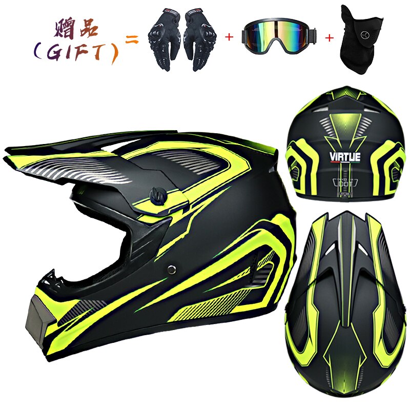 Send Free 3 Gifts Off-road Motorcycle Helmet DOT Motocross bike downhill AM DH cross Full Face Moto Helmets