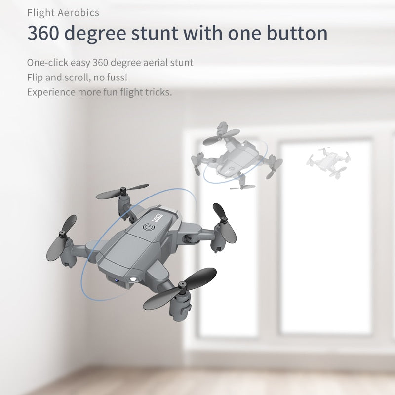 Mini Drone 4K Profesional Camera Wifi FPV Foldable Drone One-Key Return Kid Toys - OutdoorAdventuresandMore