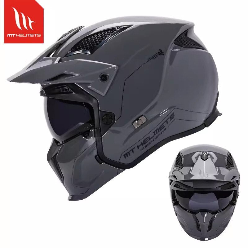 MT Full Face Streetfighter SV Helmet Motorcycle Helmets Modular High Quality DOT ECE Approved Personality Off Road Changeable