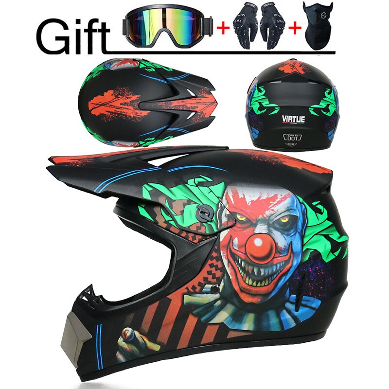 Send Free 3 Gifts Off-road Motorcycle Helmet DOT Motocross bike downhill AM DH cross Full Face Moto Helmets