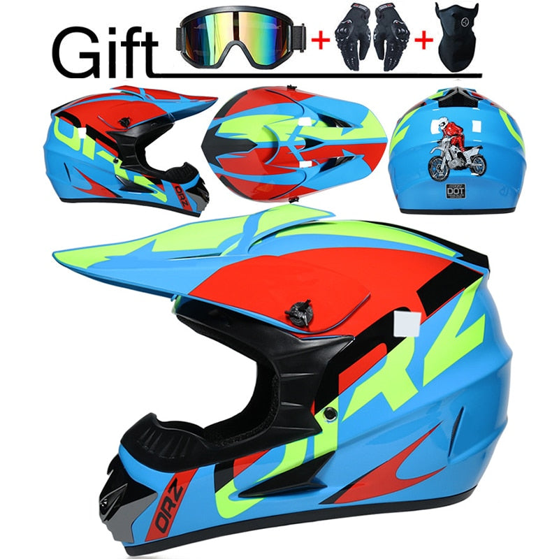 Send Free 3 Gifts Off-road Motorcycle Helmet DOT Motocross bike downhill AM DH cross Full Face Moto Helmets