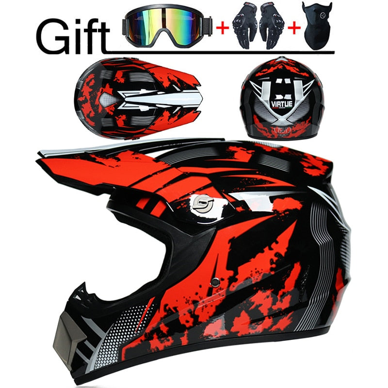 Send Free 3 Gifts Off-road Motorcycle Helmet DOT Motocross bike downhill AM DH cross Full Face Moto Helmets