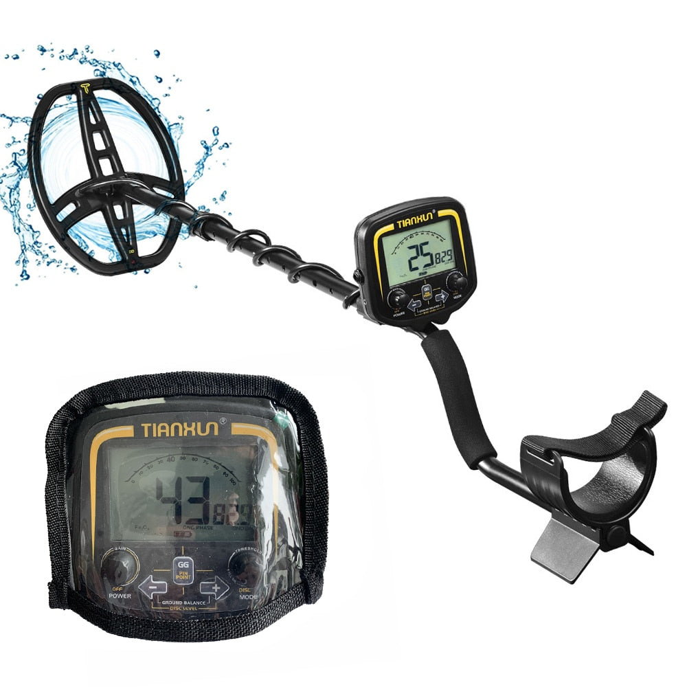 Professional Gold Metal Detector TX-850 High Sensitivity Treasure Hunter Pinpointer Waterproof Coil Super Stable Modes