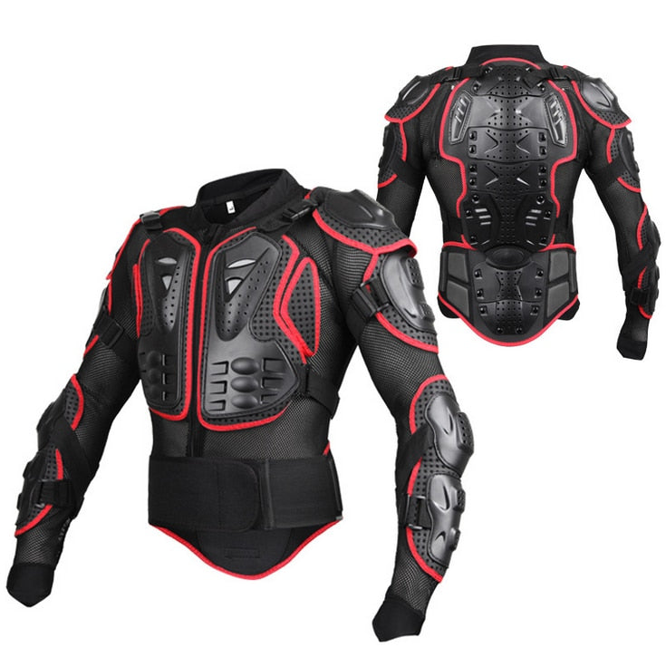 Motorcycle Armor Jacket Full Body Armor Motorcross Racing Bike Chest Gear Protective Shoulder Hand Joint Protect Moto Accessory