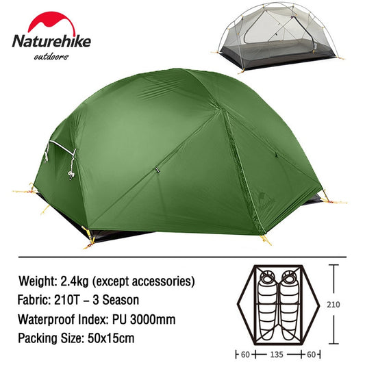 2 Person Ultralight Tent - OutdoorAdventuresandMore