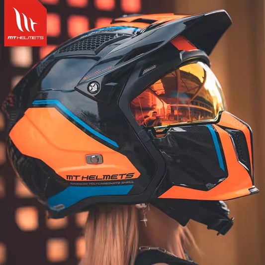 MT Full Face Streetfighter SV Helmet Motorcycle Helmets Modular High Quality DOT ECE Approved Personality Off Road Changeable
