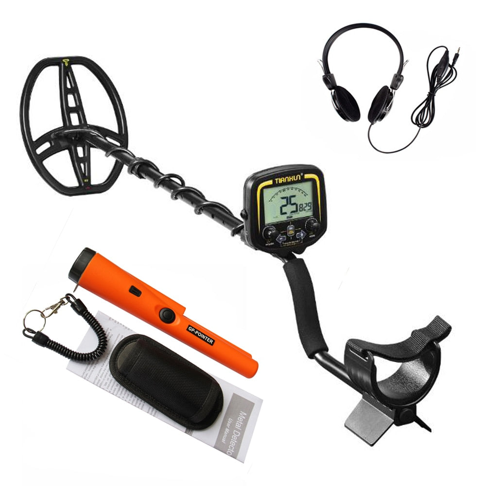 Professional Gold Metal Detector TX-850 High Sensitivity Treasure Hunter Pinpointer Waterproof Coil Super Stable Modes