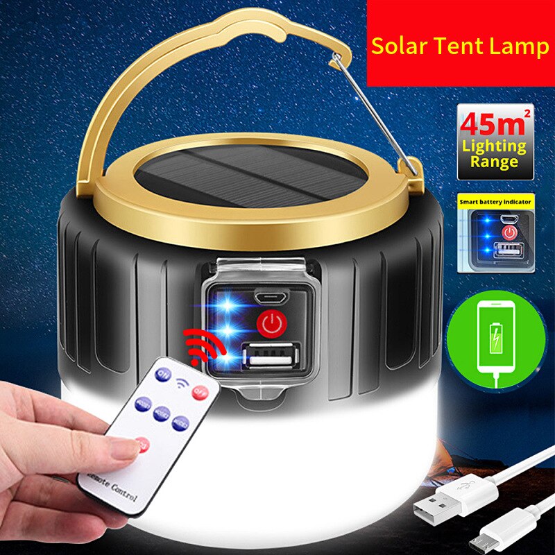 Outdoor Solar LED Camping Lights - OutdoorAdventuresandMore